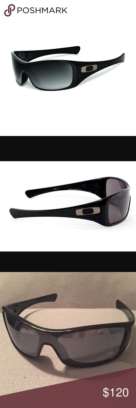 Oakley Mens Antix Polarized Black Sunglasses Black Sunglasses Oakley Sunglasses