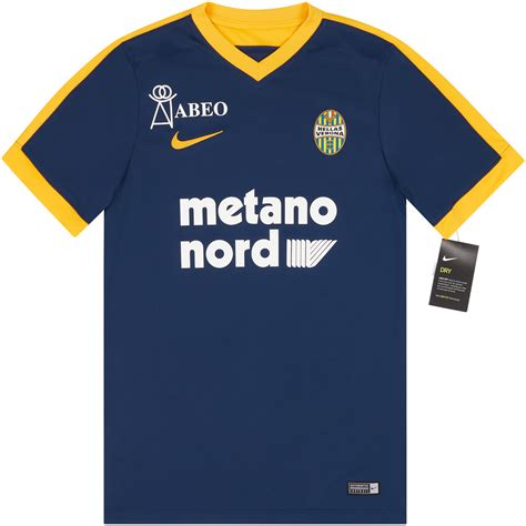 Hellas Verona Fc Uit Voetbalshirt 2019 2020 Sponsored By Sinergy