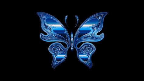 1920x1080px Free Download Hd Wallpaper Butterfly Blue Abstract