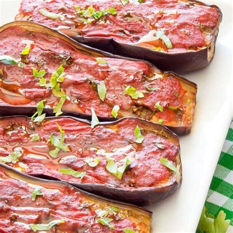 Meaty Eggplants Roasted In The Oven In Simple Herb Tomato Sauce Make