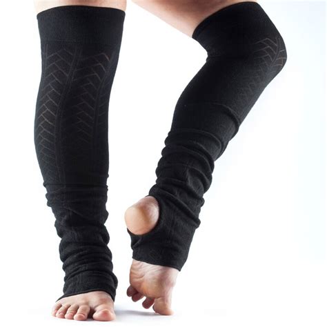 Toesox Leg Warmers Open Heel Yoga Direct