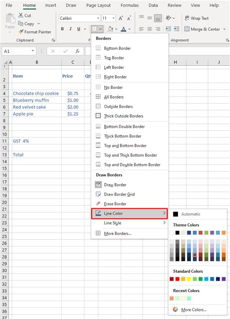How To Change Border Color In Excel Laptrinhx News