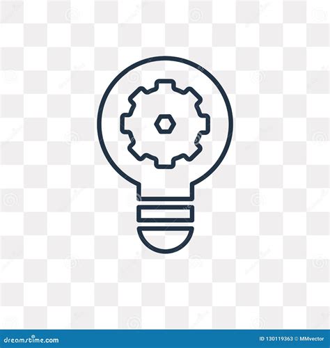 Innovation Vector Icon Isolated On Transparent Background Linear