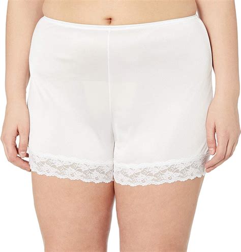 Under Moments Womens Classic Pettipants Bloomers Nylon Boxer Wlace 18