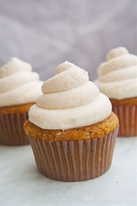 Brown the butter in a small saucepan over medium heat, stirring occasionally. Peach Cupcakes with Creamy Cinnamon Frosting |Giraffes Can ...
