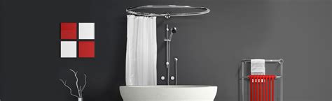Byretech design and manufacture and a wide range of stainless steel shower curtain rails. ! Oval Shower Curtain Rails from Warmer Ideas 12 06 2020