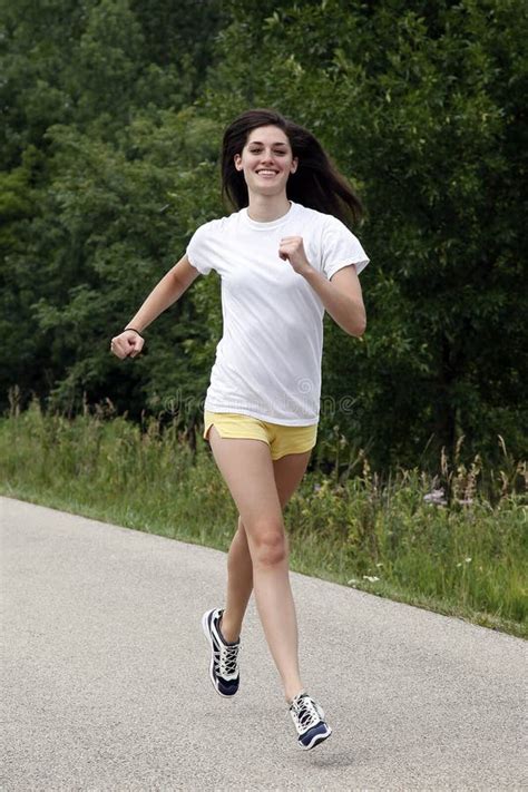 Young Woman Jogging Stock Image Image Of Outside Spring 15331667