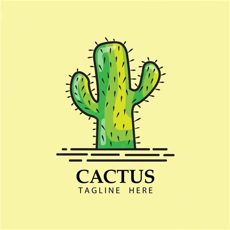 Premium Vector Cactus Logo Template Design Vector