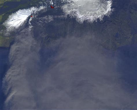 Space Images Nasa Satellite Tracks Continued Eruption Of
