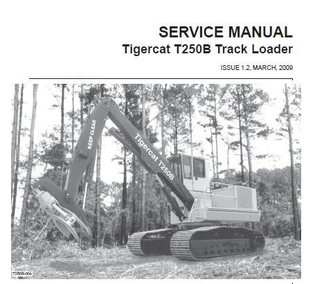 Tigercat T250B Track Loader Service Repair Manual Service Repair