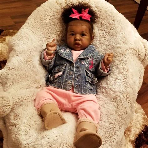 20 Brown Skin Cute Baby Heidi Truly Realistic African American Reborn