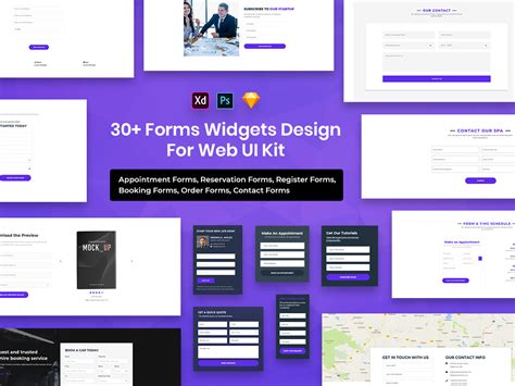 Forms Widgets For Web Ui Kit Uplabs