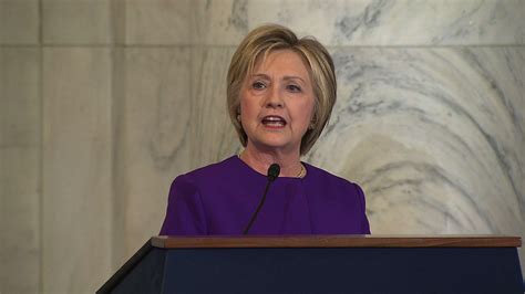Hillary Clinton Warns About The Dangers Of Fake News Cbs News