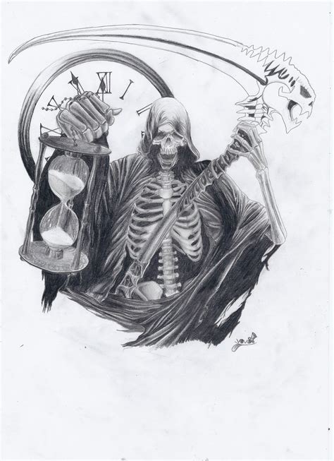2355 Grim Reaper Tattoo By Rvovs On Deviantart