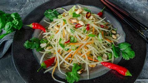 Vietnamese Green Papaya Salad Salt And Pestle Asian Recipes New