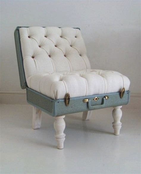 Globetrotting Furniture Upcycled Luggage Seating Home Decor