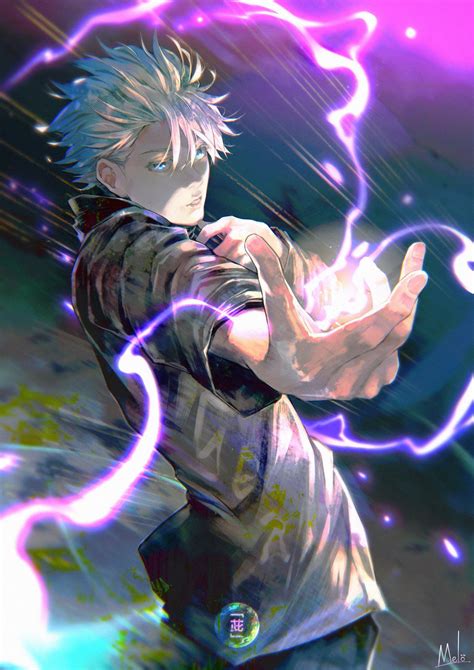 ART Gojo Satoru Hollow Purple Jujutsu Kaisen By 9baMelo R Manga