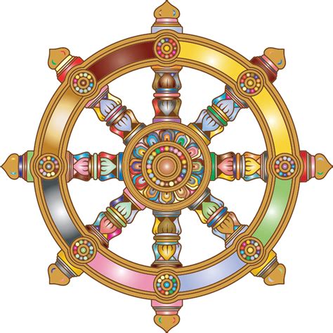 Dharma Wheel Clip Art