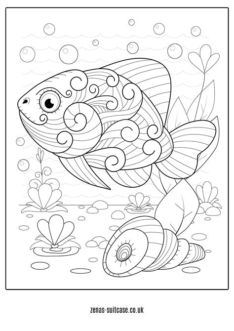 Printable Under The Sea Coloring Pages Printable Word Searches