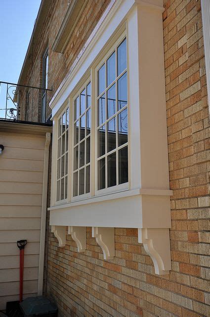 You can convert any window that you have into a gorgeous box bay window. continuous countertop/window sill (outside) | House ...