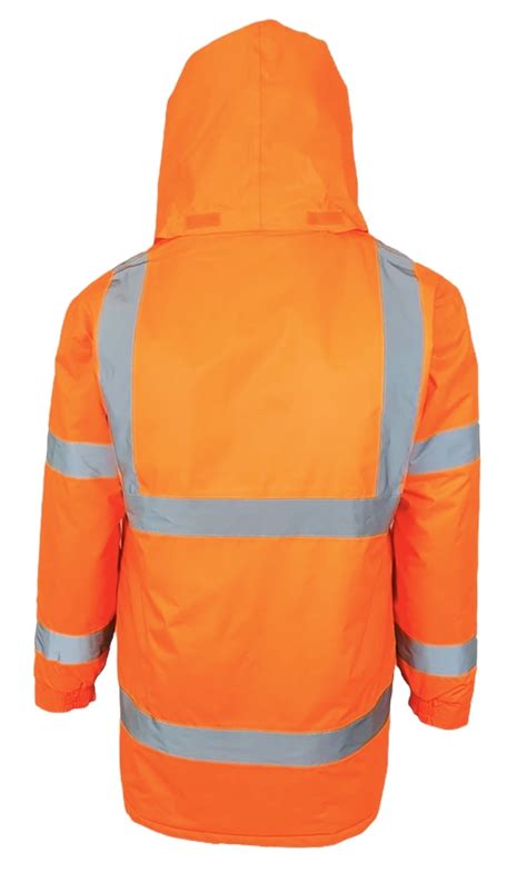 Orange Hi Vis Parka En20471 And Ris 3279 Tom