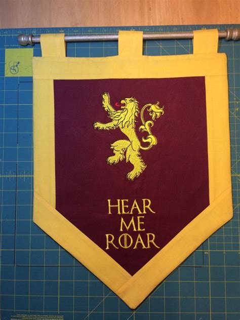 Check spelling or type a new query. House Lannister Sigil Banner by StringTheoryFabArt on Etsy ...