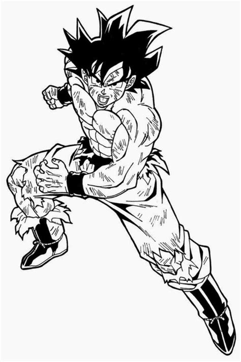 Así como podemos ver en la serie de nuevas imágenes que bandai namco ha en otro orden de cosas, 'dragon ball fighterz' está disponible actualmente en. Dibujos de Dragon Ball Z, Goku y Vegeta para colorear ...