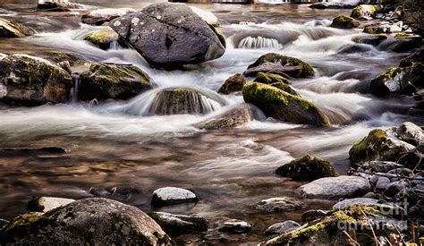 River Flowing Over Rocks Photograph By Simon Bratt Photography Lrps