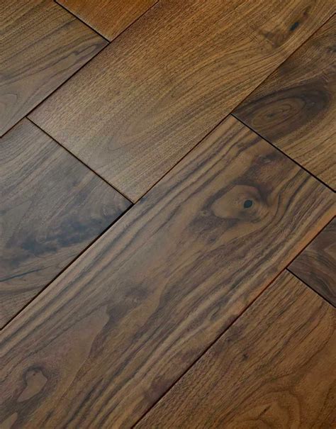 American Black Walnut Lacquered Engineered Wood Flooring Flooring