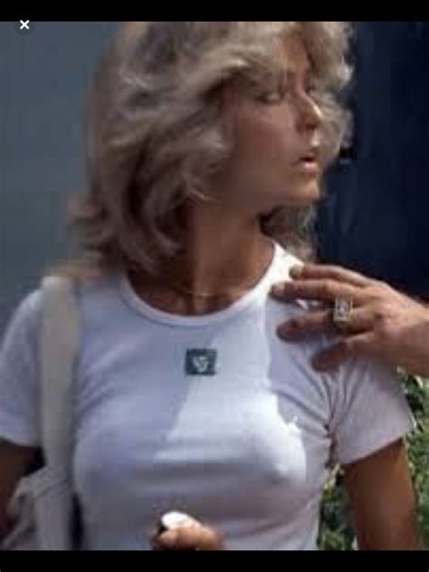 Farrah Fawcett Wonder Whose Hand That Is She Doesnt Look Very Happy