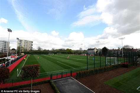Arsenal Mark Re Opening Of Hale End Academy Daily Mail Online