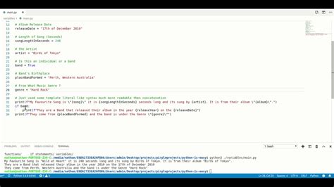For example, the variable mynum given in the following code snippet will refer to an object of type integer which contains 1117 as its value. Python is Easy - Variables - YouTube