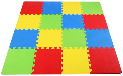 Great for gyms, fitness studios, or play areas. BalanceFrom Kid's Puzzle Exercise Play Mat with EVA Foam ...