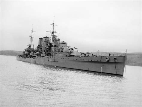 Hms Exeter After Refit In 1941 This Heavy Cruiser One Of Only Two