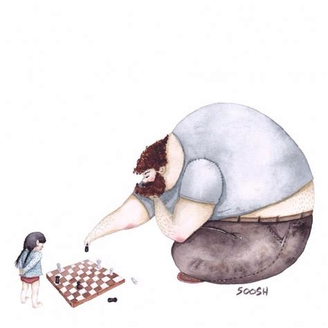 Ilustraciones De Snezhana Soosh Sobre El Amor De Papá E Hija