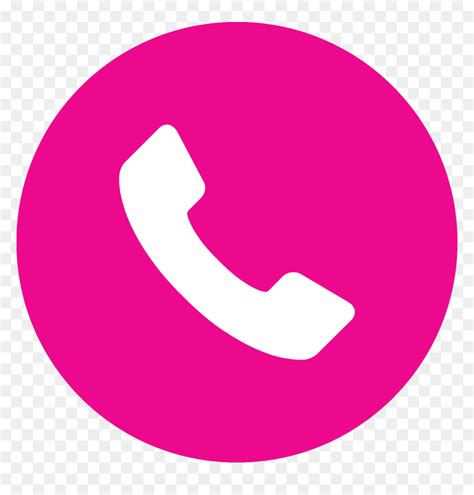Telephone Pink Phone Clip Art At Clkercom Vector Phone Call Icon Hd