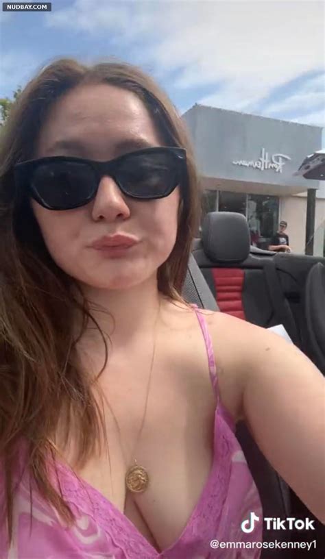 Emma Kenney Selfie Tits Wears Bikini On Vacation 2022 Nudbay