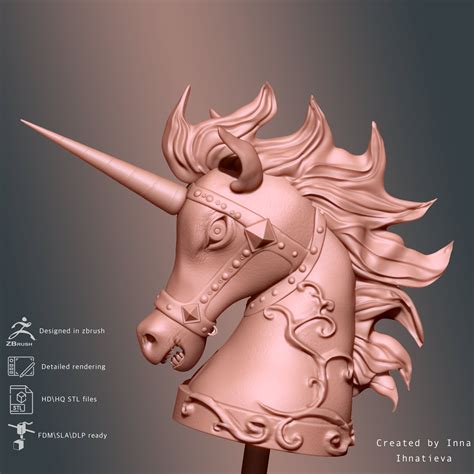 Hobby Horse Unicorn Stl File From Alice Madness Return For 3d Etsy
