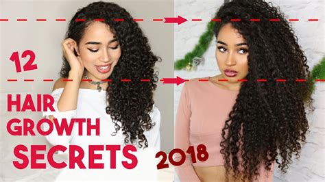 12 Top Hair Growth Secrets 2018 How To Grow Long Curly Hair By Lana