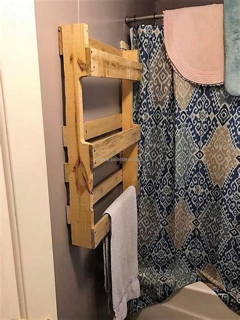 Pallets Towel Rack Wood Pallet Furniture Wood Pallets