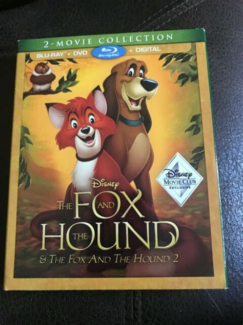 Disney The Fox And The Hound 1 And 2 Blu Raydvddigital Disney Movie