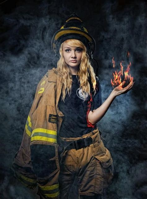 On Fire Shared By Lion Girl Firefighter Female Firefighter Firefighter Pictures