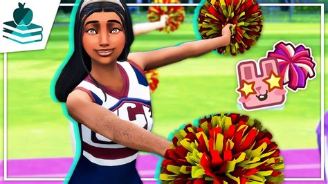 Cheerleading Team Sports Day🤩 Sims 4 High School Years Gameplay