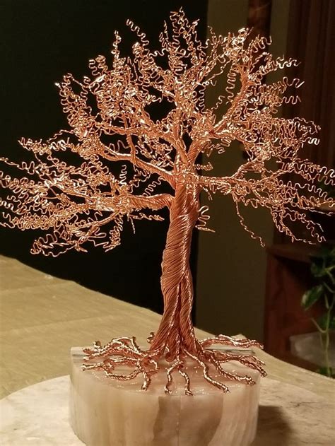 Copper Wire Tree Of Life Sculpture Wire Tree Sculpture Wire Tree