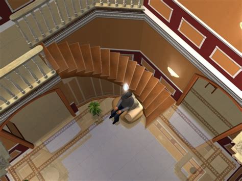 Mod The Sims Curved Gothwise Staircase