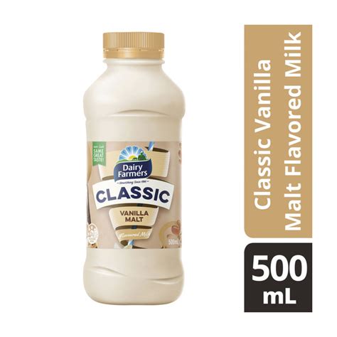 Buy Dairy Farmers Classic Vanilla Malt Milk 500ml Coles