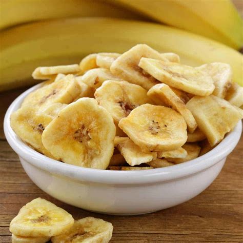 Homemade Banana Chips Recipe Oven Dehydrater Microwave Or Air Fryer