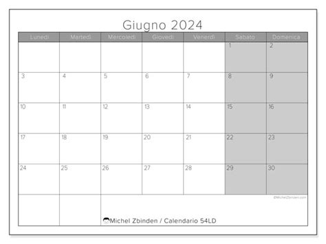 Calendario Giugno 2024 Puntualità Ld Michel Zbinden Ch