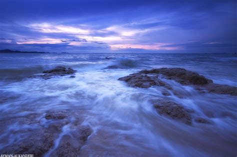 Blue Beach Ayman Alkanderi Flickr