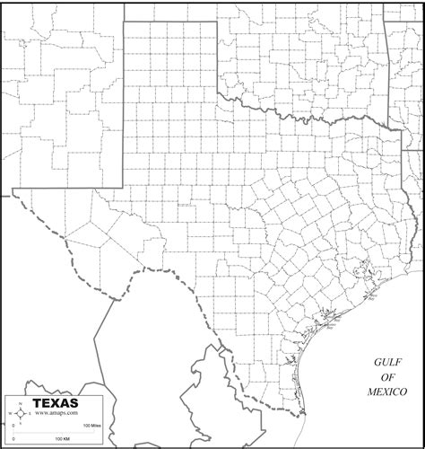 Free Map Of Texas